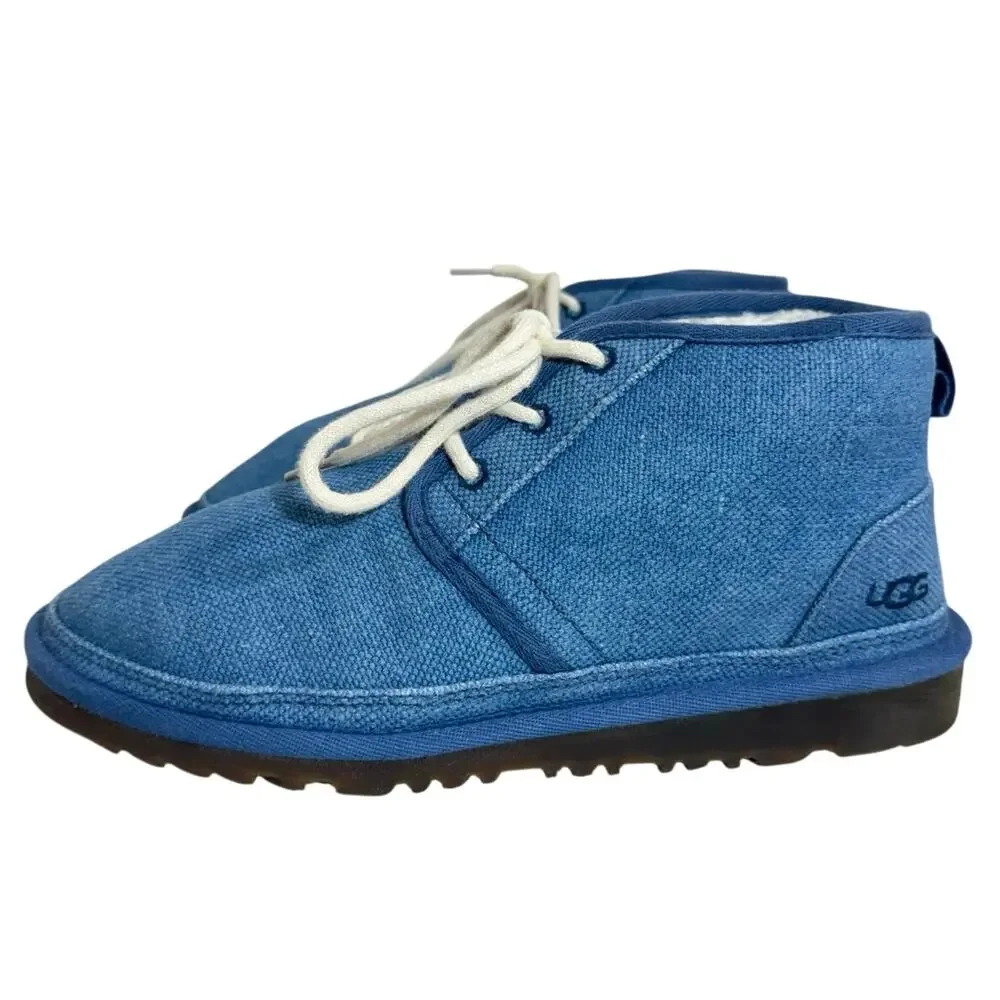 UGG Neumel Natural Indigo Chukka Boots Men’s Size 9 Lace Up